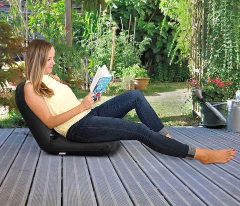 bonVIVO Floor Chair Back Support | Multi-Angle Portable Seating | Meditation