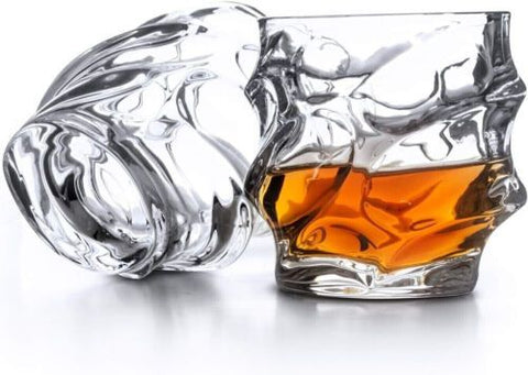 Whisky Decanter 750ml Set of 4 Whiskey Glasses 300ml Fathers Day Xmas Gift Christmas Present