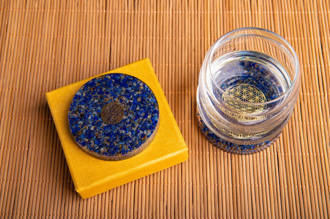 Orgone Coaster Lapis Lazuli Gemstone Therapy | Pure Vital Life Energy Cleansing